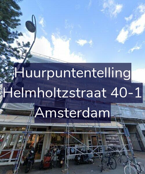 Foto gevel Huurpuntentelling voor Helmholtzstraat 40-1, Amsterdam