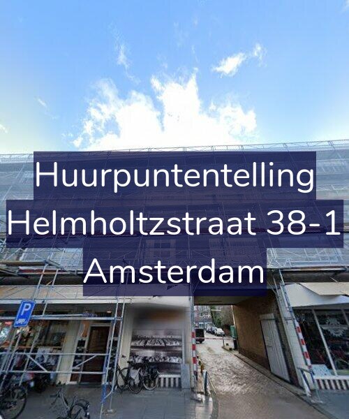 Foto gevel Huurpuntentelling voor Helmholtzstraat 38-1, Amsterdam