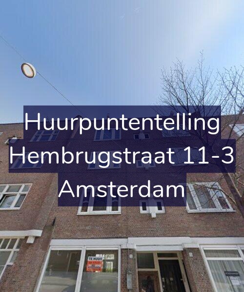 Foto gevel Huurpuntentelling voor Hembrugstraat 11-3, Amsterdam