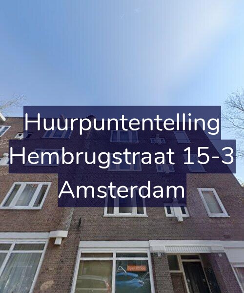 Foto gevel Huurpuntentelling voor Hembrugstraat 15-3, Amsterdam