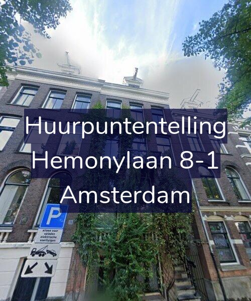 Foto gevel Huurpuntentelling voor Hemonylaan 8-1, Amsterdam