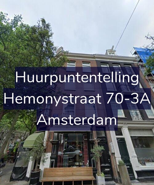 Foto gevel Huurpuntentelling voor Hemonystraat 70-3A, Amsterdam
