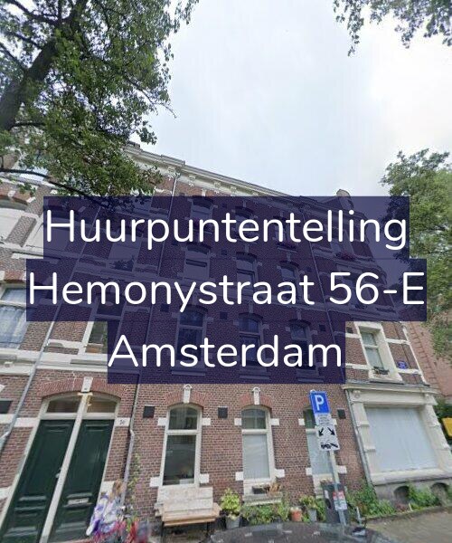 Foto gevel Huurpuntentelling voor Hemonystraat 56-E, Amsterdam
