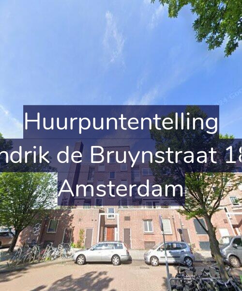 Foto gevel Huurpuntentelling voor Hendrik de Bruynstraat 18-1, Amsterdam