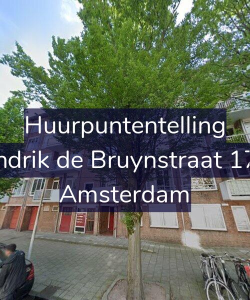 Foto gevel Huurpuntentelling voor Hendrik de Bruynstraat 17-H, Amsterdam