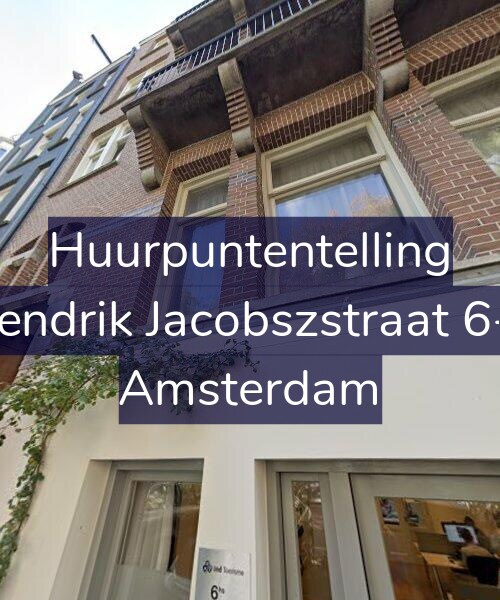 Foto gevel Huurpuntentelling voor Hendrik Jacobszstraat 6-1, Amsterdam