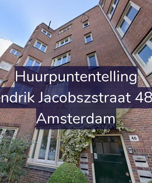 Foto gevel Huurpuntentelling voor Hendrik Jacobszstraat 48-H, Amsterdam