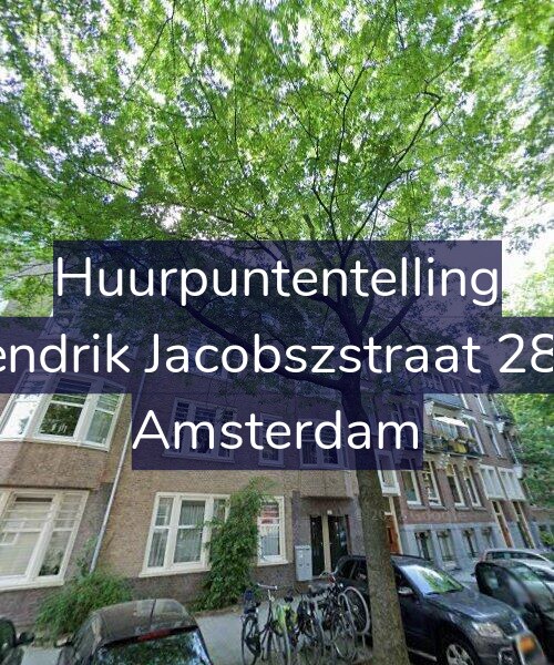 Foto gevel Huurpuntentelling voor Hendrik Jacobszstraat 28-1, Amsterdam