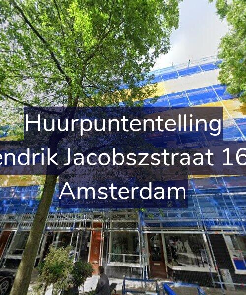 Foto gevel Huurpuntentelling voor Hendrik Jacobszstraat 16-4, Amsterdam