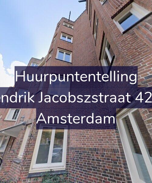 Foto gevel Huurpuntentelling voor Hendrik Jacobszstraat 42-H, Amsterdam