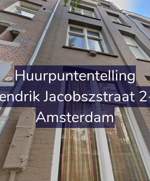 Foto gevel Huurpuntentelling voor Hendrik Jacobszstraat 2-1, Amsterdam