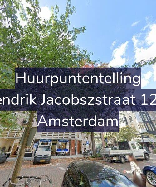Foto gevel Huurpuntentelling voor Hendrik Jacobszstraat 12-3, Amsterdam