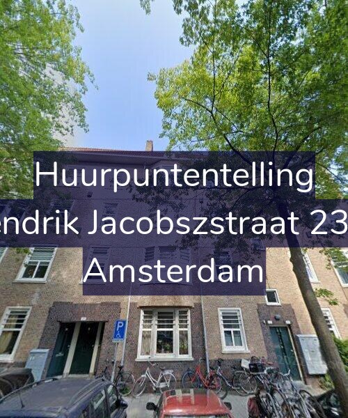 Foto gevel Huurpuntentelling voor Hendrik Jacobszstraat 23-H, Amsterdam