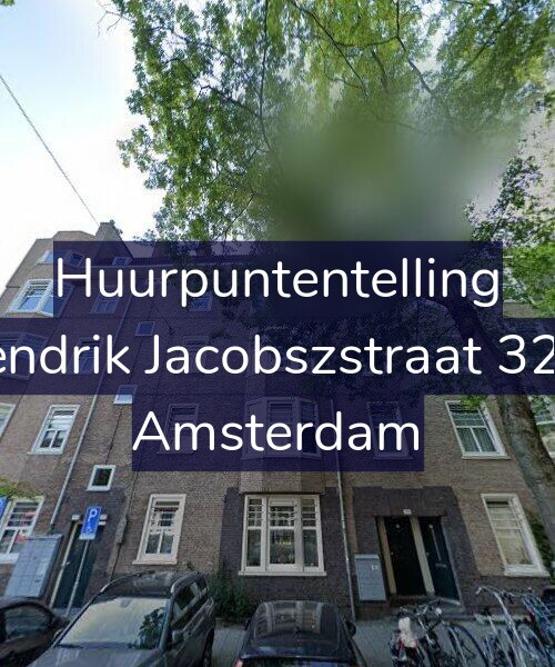 Foto gevel Huurpuntentelling voor Hendrik Jacobszstraat 32-1, Amsterdam