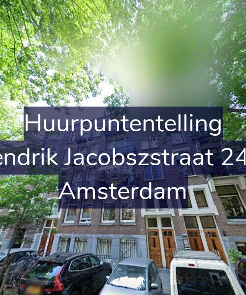 Foto gevel Huurpuntentelling voor Hendrik Jacobszstraat 24-2, Amsterdam