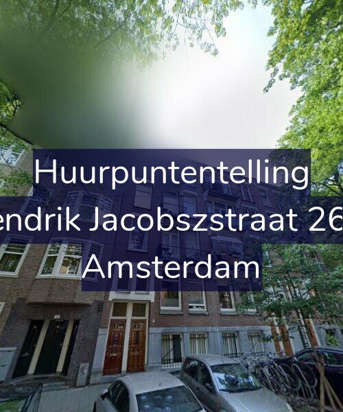 Foto gevel Huurpuntentelling voor Hendrik Jacobszstraat 26-2, Amsterdam