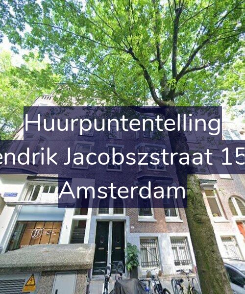 Foto gevel Huurpuntentelling voor Hendrik Jacobszstraat 15-1, Amsterdam