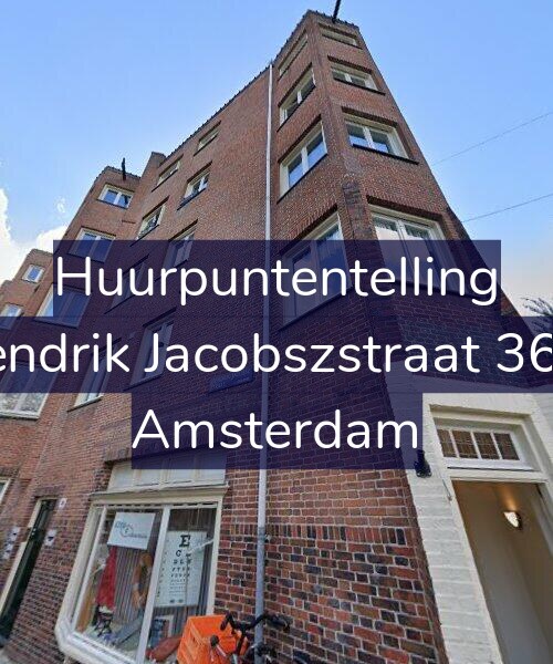 Foto gevel Huurpuntentelling voor Hendrik Jacobszstraat 36-1, Amsterdam