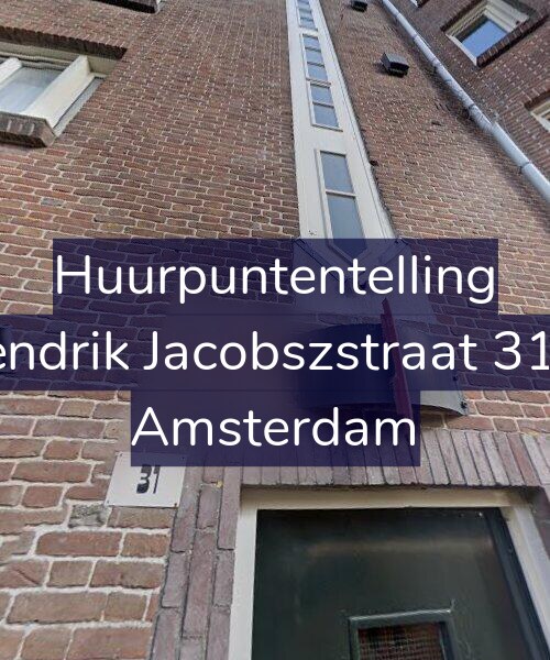 Foto gevel Huurpuntentelling voor Hendrik Jacobszstraat 31-2, Amsterdam