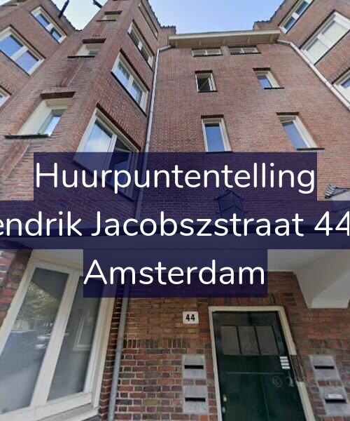 Foto gevel Huurpuntentelling voor Hendrik Jacobszstraat 44-3, Amsterdam