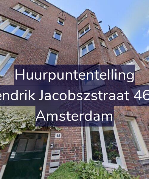 Foto gevel Huurpuntentelling voor Hendrik Jacobszstraat 46-1, Amsterdam