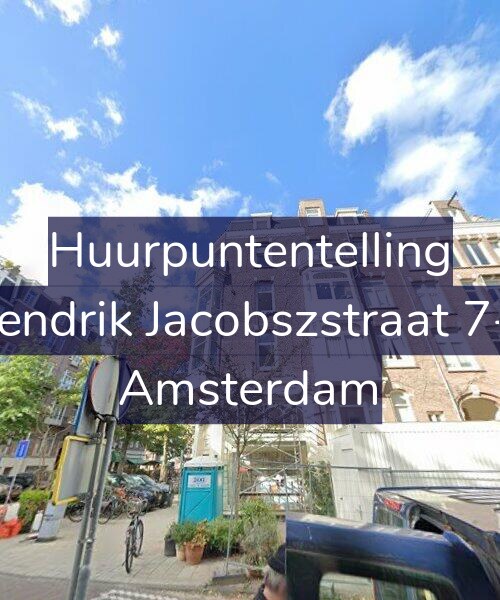 Foto gevel Huurpuntentelling voor Hendrik Jacobszstraat 7-2, Amsterdam