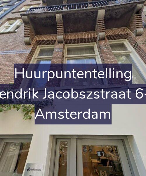 Foto gevel Huurpuntentelling voor Hendrik Jacobszstraat 6-3, Amsterdam