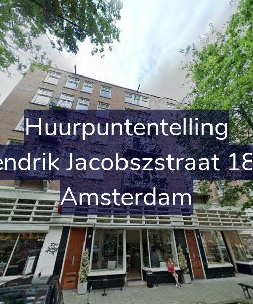 Foto gevel Huurpuntentelling voor Hendrik Jacobszstraat 18-4, Amsterdam