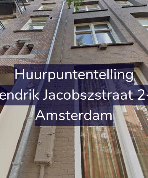 Foto gevel Huurpuntentelling voor Hendrik Jacobszstraat 2-3, Amsterdam