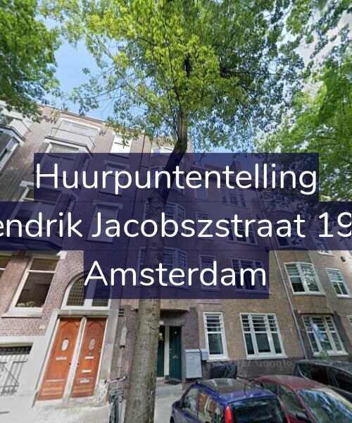 Foto gevel Huurpuntentelling voor Hendrik Jacobszstraat 19-3, Amsterdam