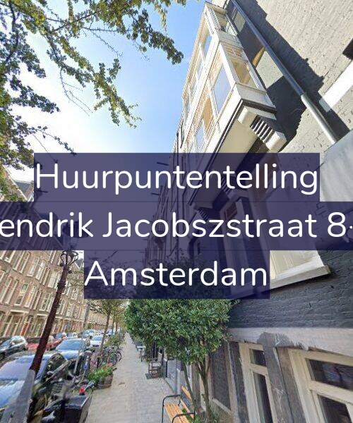 Foto gevel Huurpuntentelling voor Hendrik Jacobszstraat 8-2, Amsterdam