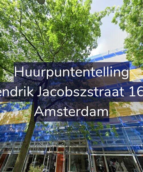 Foto gevel Huurpuntentelling voor Hendrik Jacobszstraat 16-3, Amsterdam