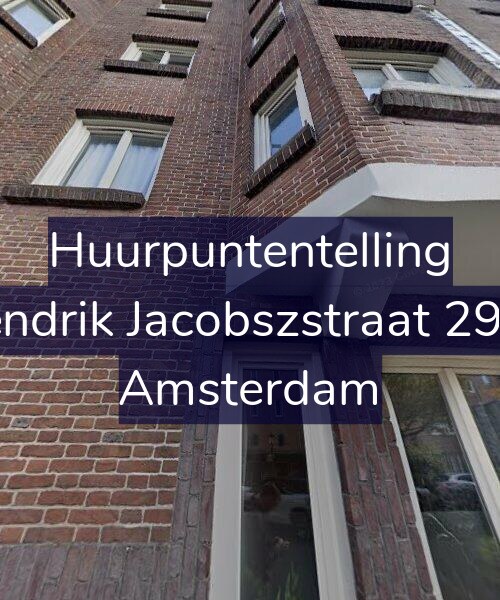 Foto gevel Huurpuntentelling voor Hendrik Jacobszstraat 29-H, Amsterdam