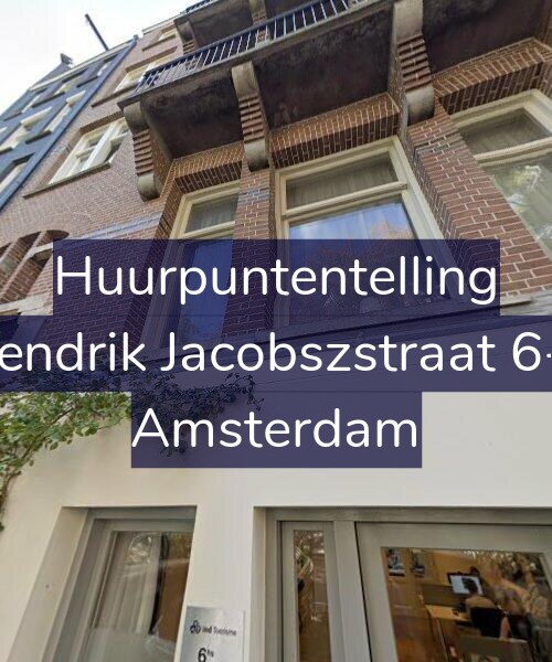 Foto gevel Huurpuntentelling voor Hendrik Jacobszstraat 6-4, Amsterdam
