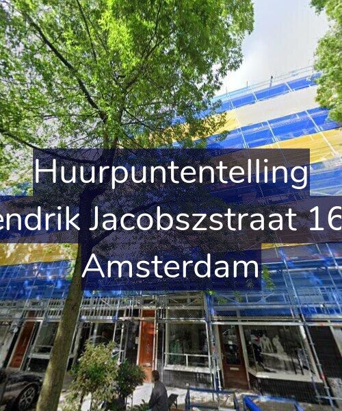 Foto gevel Huurpuntentelling voor Hendrik Jacobszstraat 16-1, Amsterdam
