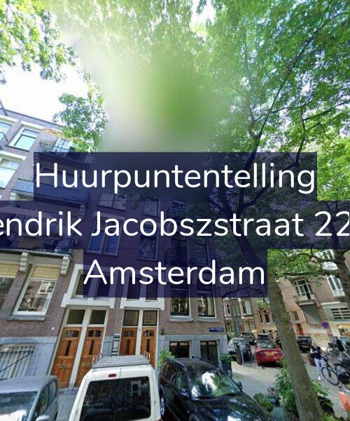 Foto gevel Huurpuntentelling voor Hendrik Jacobszstraat 22-3, Amsterdam