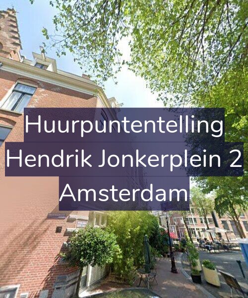 Foto gevel Huurpuntentelling voor Hendrik Jonkerplein 2, Amsterdam