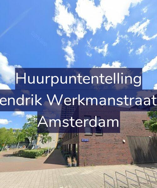 Foto gevel Huurpuntentelling voor Hendrik Werkmanstraat 7, Amsterdam