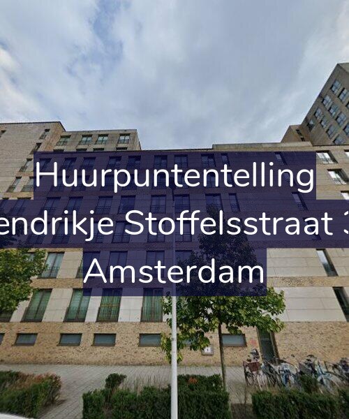 Foto gevel Huurpuntentelling voor Hendrikje Stoffelsstraat 32, Amsterdam