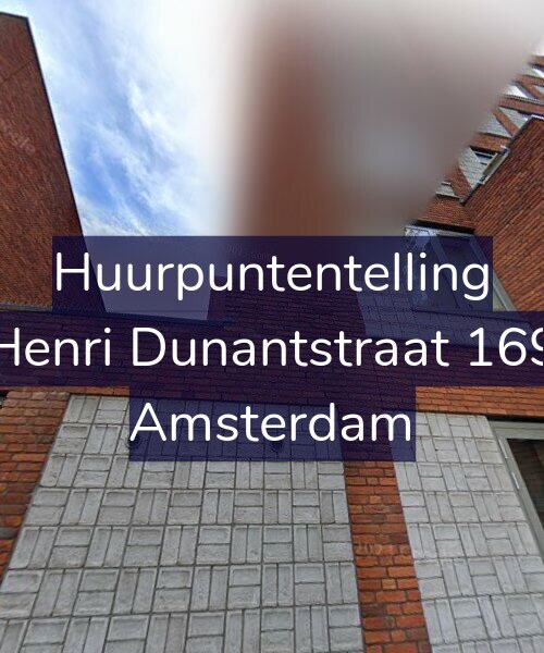 Foto gevel Huurpuntentelling voor Henri Dunantstraat 169, Amsterdam