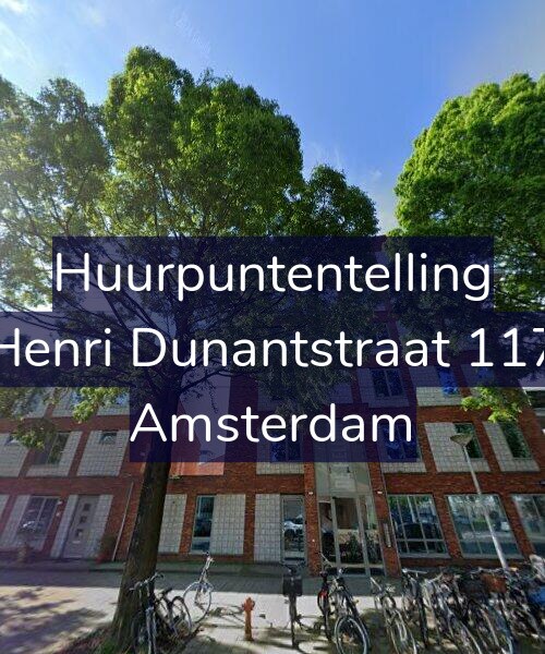 Foto gevel Huurpuntentelling voor Henri Dunantstraat 117, Amsterdam