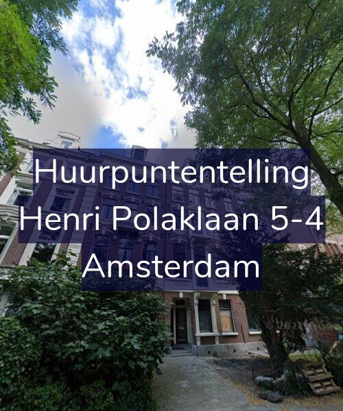 Foto gevel Huurpuntentelling voor Henri Polaklaan 5-4, Amsterdam