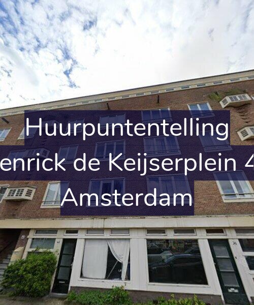 Foto gevel Huurpuntentelling voor Henrick de Keijserplein 40, Amsterdam