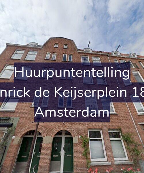 Foto gevel Huurpuntentelling voor Henrick de Keijserplein 18-1, Amsterdam