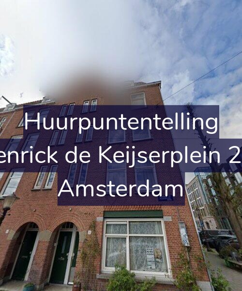 Foto gevel Huurpuntentelling voor Henrick de Keijserplein 2-2, Amsterdam