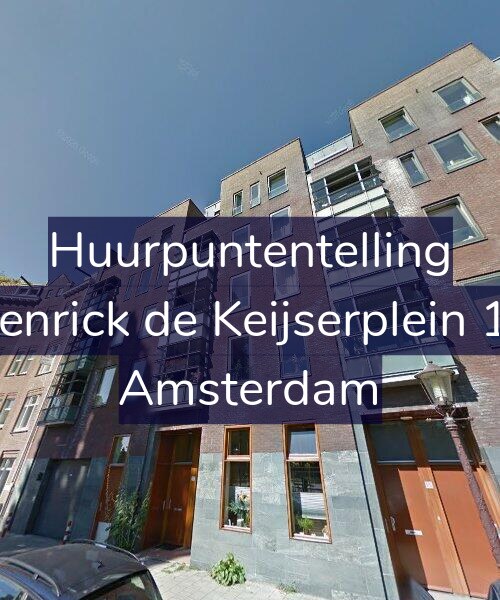 Foto gevel Huurpuntentelling voor Henrick de Keijserplein 13, Amsterdam