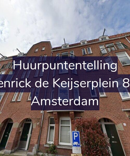 Foto gevel Huurpuntentelling voor Henrick de Keijserplein 8-1, Amsterdam