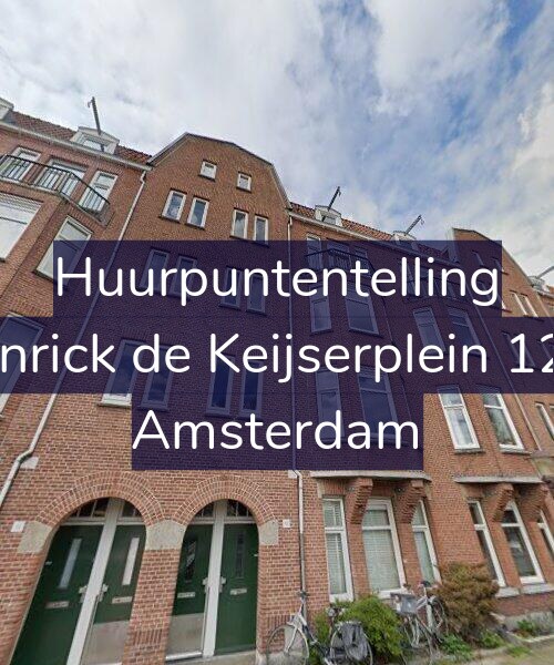 Foto gevel Huurpuntentelling voor Henrick de Keijserplein 12-3, Amsterdam