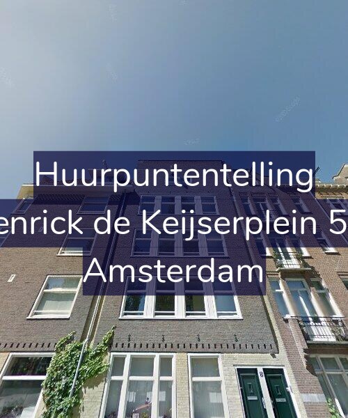 Foto gevel Huurpuntentelling voor Henrick de Keijserplein 5-3, Amsterdam
