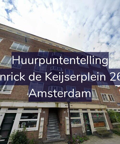 Foto gevel Huurpuntentelling voor Henrick de Keijserplein 26-3, Amsterdam
